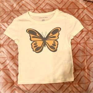 NWOT American Eagle Outfitters Butterfly Crop Top  Sz M